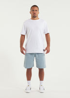 Men's Sweat shorts Washed Lancaster II - Washed blue