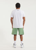 Men's Sweat shorts Washed Lancaster II - Sage green