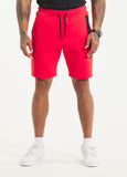 Men's Sweatshorts DOGWOOD POCKET - Fluo Red