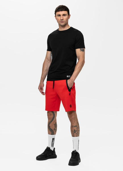 Men's Sweatshorts DOGWOOD - Fluo red