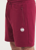 Men's sweat shorts SMALL LOGO NUGGET - Burgundy