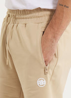 Men's sweat shorts SMALL LOGO NUGGET - Light sand