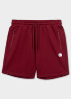 Men's sweat shorts SMALL LOGO NUGGET - Burgundy