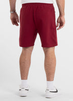 Men's sweat shorts SMALL LOGO NUGGET - Burgundy