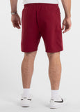 Men's sweat shorts SMALL LOGO NUGGET - Burgundy