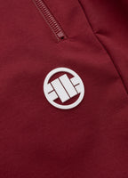 Men's sweat shorts SMALL LOGO NUGGET - Burgundy