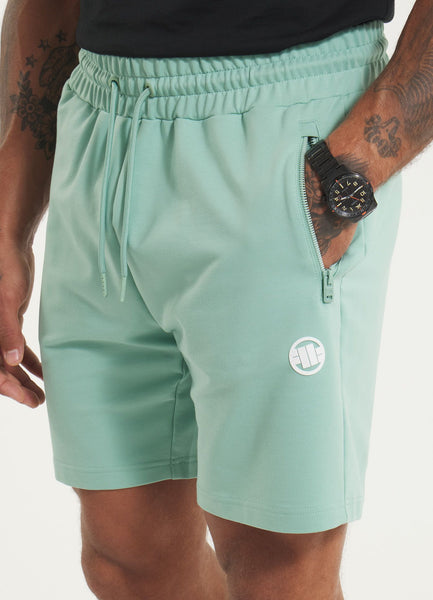 Men's sweat shorts SMALL LOGO NUGGET - Light mint