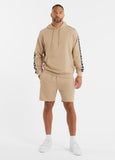 Men's sweat shorts TAPE NUGGET - Pale sand
