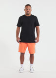 Men's sweat shorts TAPE NUGGET - Bright salmon