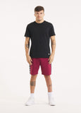 Men's sweat shorts TAPE NUGGET - Burgundy