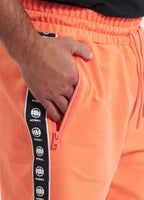 Men's sweat shorts TAPE NUGGET - Bright salmon