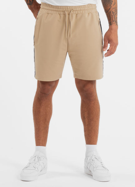 Men's sweat shorts TAPE NUGGET - Pale sand