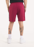 Men's sweat shorts TAPE NUGGET - Burgundy