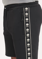 Men's Sweatshorts Oldschool POWERS - Black