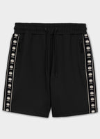 Men's Sweatshorts Oldschool POWERS - Black