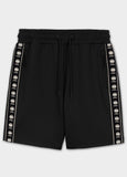 Men's Sweatshorts Oldschool POWERS - Black