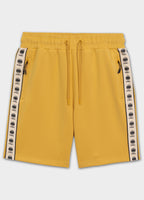 Men's Sweatshorts Oldschool POWERS - Yellow
