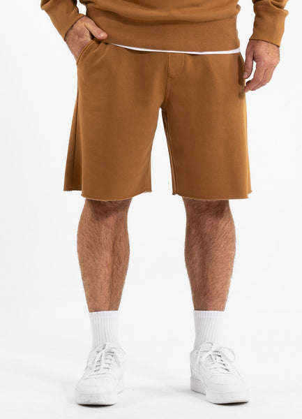 Men's Sweat shorts Washed Lancaster II - Honey yellow