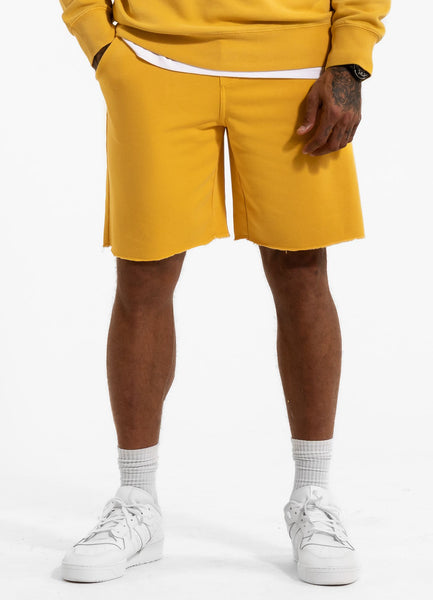 Men's Sweat shorts Washed Lancaster II - Washed yellow