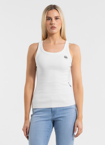 Women's Tank Top Rib LAYLA - White