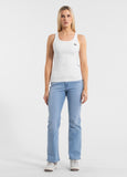 Women's Tank Top Rib LAYLA - White