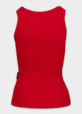Women's Tank Top Rib LAYLA - Red