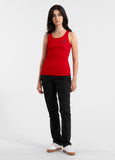 Women's Tank Top Rib LAYLA - Red