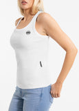 Women's Tank Top Rib LAYLA - White