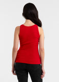 Women's Tank Top Rib LAYLA - Red