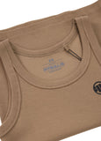 Women's Tank Top Rib LAYLA - Coyote brown
