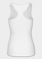 Women's Tank Top Slim Fit PUPPY - White