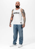 Men's Tank Top Rib BOXING - White