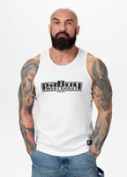 Men's Tank Top Rib BOXING - White