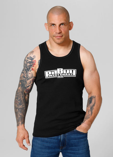 Men's Tank Top Rib BOXING - Black