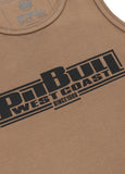 Men's Tank Top Rib BOXING - Coyote brown