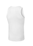 Men's Tank Top Rib SMALL LOGO - White