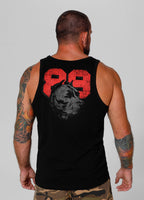 Men's Tank Top Slim Fit Dog 89 - Black