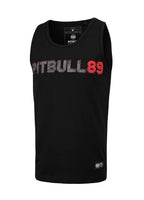Men's Tank Top Slim Fit Dog 89 - Black