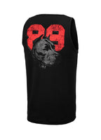 Men's Tank Top Slim Fit Dog 89 - Black