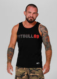 Men's Tank Top Slim Fit Dog 89 - Black