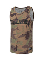 Men's Tank Top Slim Fit Hilltop - Woodland Camo
