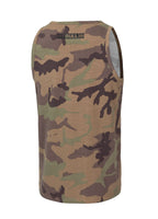 Men's Tank Top Slim Fit Hilltop - Woodland Camo