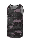Men's Tank Top Slim Fit Hilltop - All Black Camo