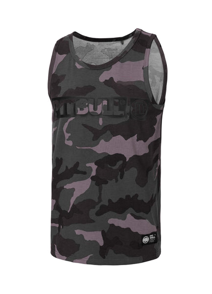Men's Tank Top Slim Fit Hilltop - All Black Camo