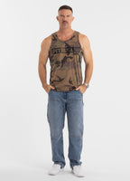 Men's Tank Top Slim Fit Hilltop - Woodland Camo