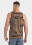 Men's Tank Top Slim Fit Hilltop - Woodland Camo