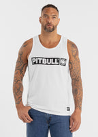 Men's Tank Top Slim Fit Hilltop - White