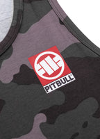 Men's Tank Top Slim Fit Small Hilltop - All Black Camo