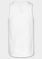 Men's Tank Top Slim Fit Small Logo - White
