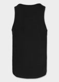 Men's Tank Top Slim Fit Small Logo - Black
